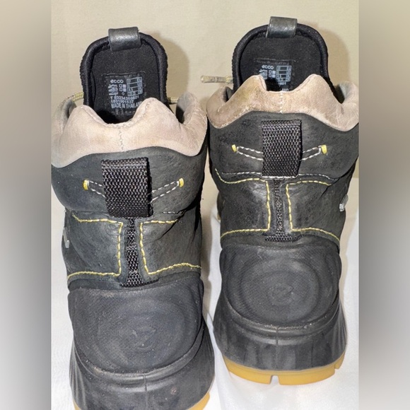 Ecco Exostrike GTX Women's Black High Top Hiking Boot Leather Gortex Size US 6 - Picture 4 of 9